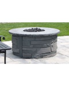 Round Stackstone Biscotti Tan Fire Pit